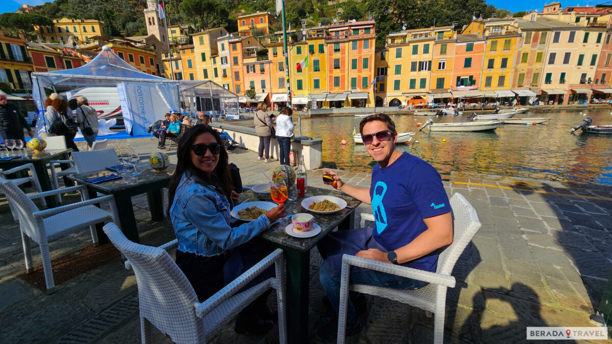 Pranzo in Piazzetta a Portofino