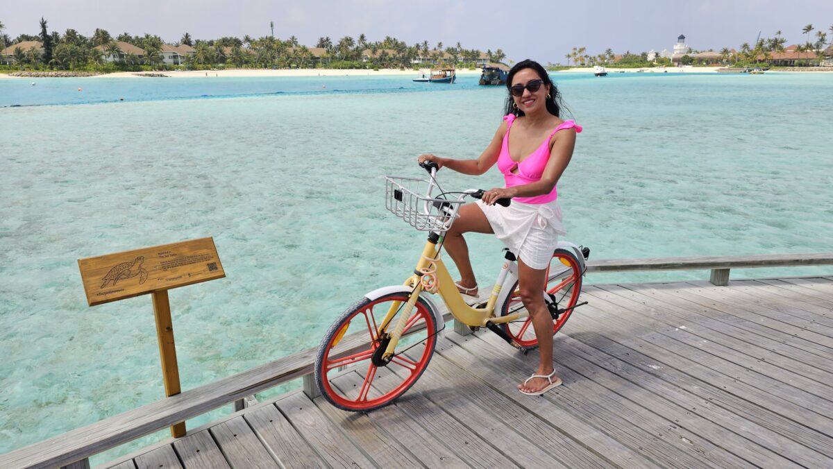 Biciclette all'Hard Rock Maldives