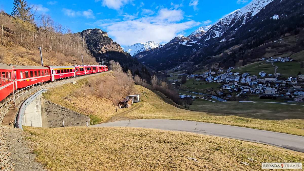 Bernina Express da Tirano a St. Moritz