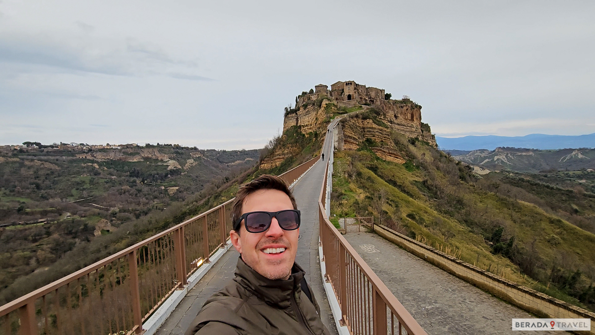 Ponte pedonale verso Civita di Bagnoregio