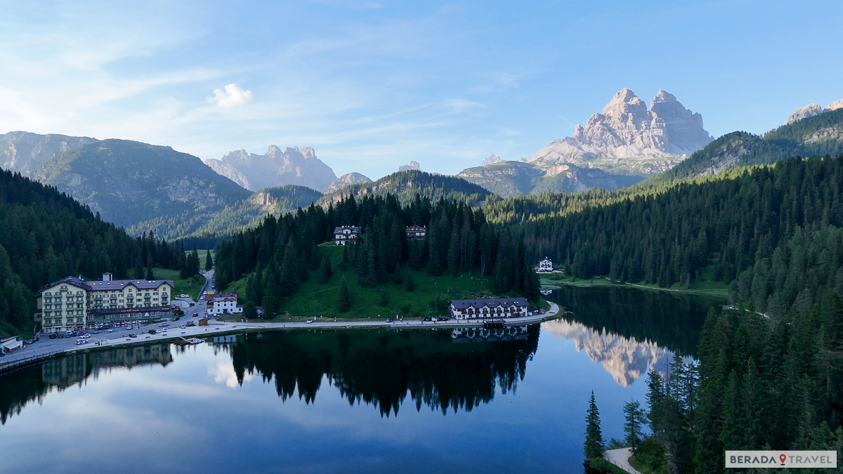 Tramonto sul Lago di Misurina