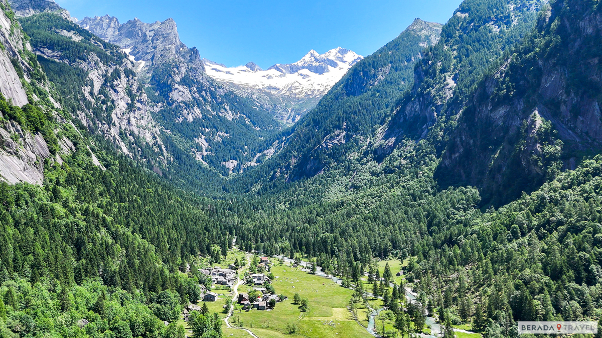 Vista della Riserva Naturale Val di Mello